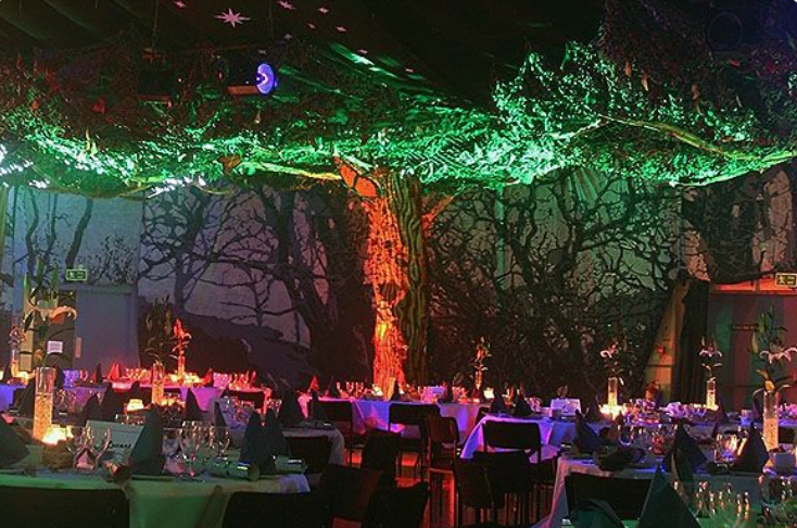 Enchanted forest themed prom
