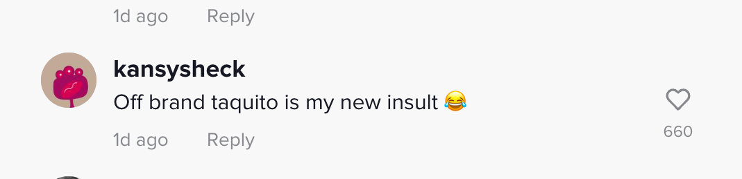 Comment from TikTok about high school teacher in May